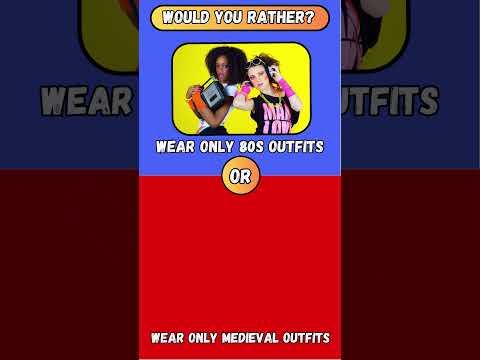 Would You rather? #wouldyourather #kidfriendly #funquiz