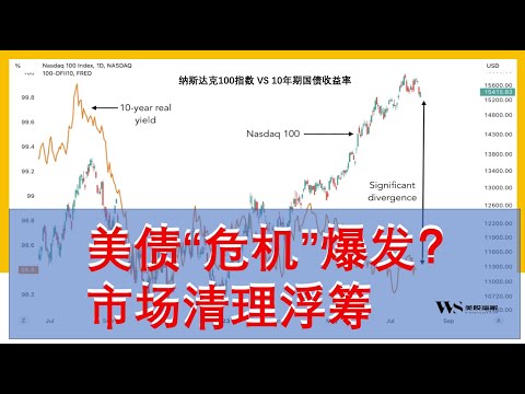 大量美债发行需要资金购买、市场清理获利浮筹、亚马逊$AMZN、特斯拉$TSLA、阿里巴巴$BABA、联邦快递$UPS 分析