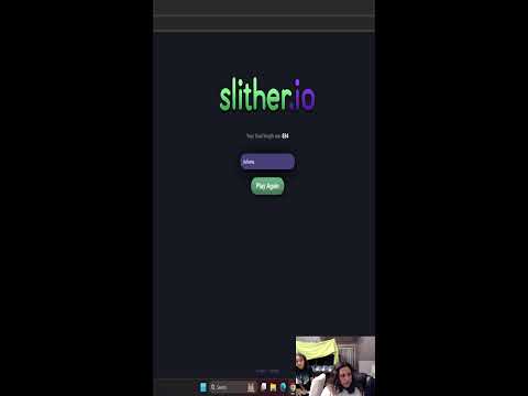 Playing slither.io