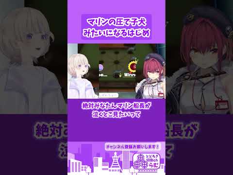 マリンの圧で子犬みたいになるはじめ【ホロライブ/切り抜き/轟はじめ/宝鐘マリン】