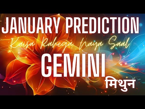 GEMINI ( मिथुन राशि) JANUARY PREDICTION 2025| TAROT READING IN HINDI@healingtarot111 🎁🦋🌈🎉