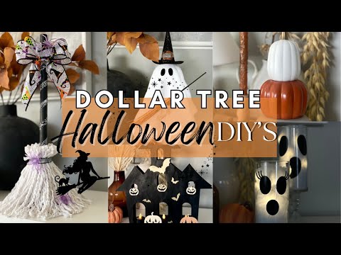 🎃 NEW DOLLAR TREE HALLOWEEN 2024 DIY | Dollar Tree Halloween Crafts | Best HALLOWEEN DIY Hacks 2024