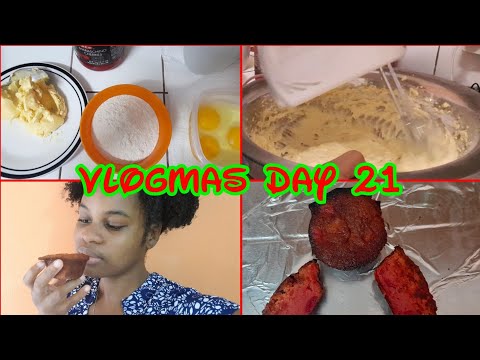 MAKING CHERRY CUPCAKES!!! VLOGMAS GRENADA 2021 DAY 21