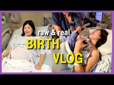 MY BIRTH VLOG *Raw & Real* Successfully  Induced Labor & Delivery of Our First Baby!