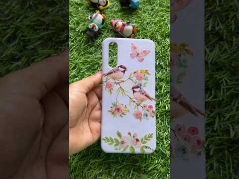 Beautiful phone cover painting #youtubepartner #shorts #coverpainting