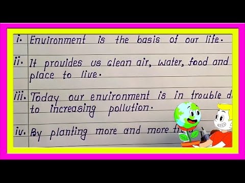 Simple 10 Lines English Essay on Save Environment | 10 Points English Essay on Save Environment