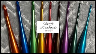 Metal Rainbows Ergonomic Crochet Hook Set Review from Temu!  Will They Compare to Furls?