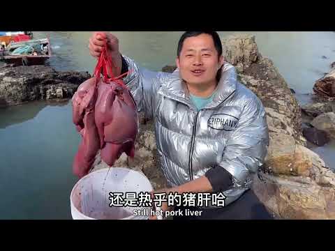 【阿向趕海】新鮮出爐的豬肝打窩 喜獲值錢大狗鯊和石鯛 驚現七仙女下凡，魚獲爆桶大賣4700