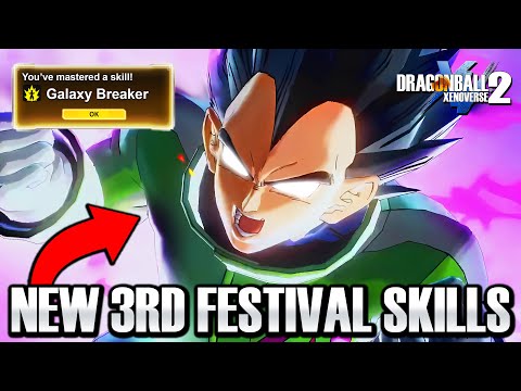 ALL NEW FREE FESTIVAL SKILLS! - Dragon Ball Xenoverse 2 - DLC 18 Free Update (3rd Festival)