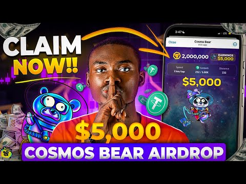 Forget Hamster Kombat!! Claim FREE 50,000 COSMOS BEAR TOKEN NOW Worth $500 USDT (step by step)