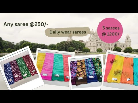 Daily wear sarees|Aha fashions| whatsapp 9963711817