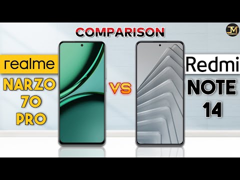 Redmi Note 14 vs realme NARZO 70 Pro : Which Phone is Best❓😲