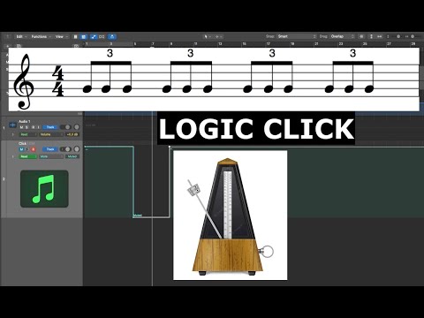 Logic Click - Set it in Triplets - Change the sound - Automate it in Midi Track