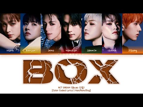 NCT DREAM 'BOX' Lyrics [Han/Rom/Eng-Color Coded Lyrics]