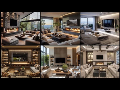 100+ Latest Modern Living Room Design Ideas | TV Wall Units