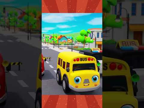 The Wheels On the Bus Jump Jump Jump |  #short3d #shortsviral #shortsyoutube | Baby Car Songs TV