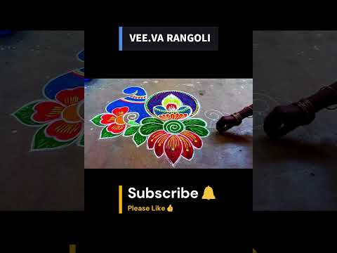 Margazhi Kolam🍀New Year Special Rangoli Design 2025🍀Pongal Kolam🍀Sankranthi Muggulu🍀Easy🍀Rangoli