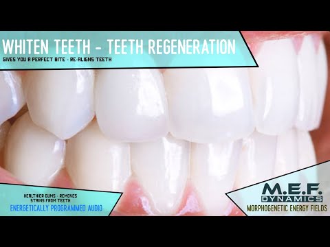 Whiten Teeth - Realign Your Bite - Tooth Regeneration (Advanced Morphic Field Music)