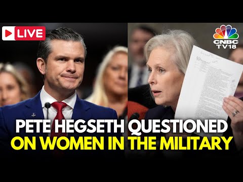 USA LIVE: Pete Hegseth Questioned On Women In Military in Tense Confirmation Hearing | Trump | N18G