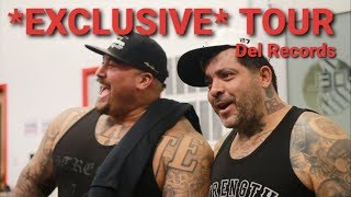 *EXCLUSIVE* tour of the DEL RECORDS with ANGEL DELVILLAR | STRENGTH CARTEL