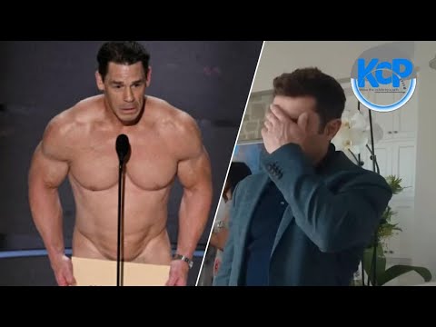 John Cena appears nude at 2024 Oscars, 50 years after '74 streaker'#celebrity #trending #oscars #yt