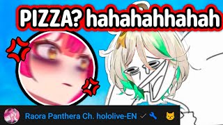 *Cecilia Laugh At The Word PIZZA* Raora: Suddenly Joins Her Stream