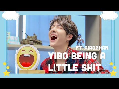 [ENG] wang yibo being a little shit for 5 mins ft. xiaozhan