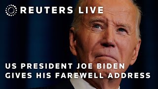 LIVE: US President Joe Biden delivers his farewell address to the nation