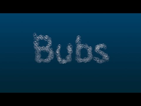 Bubble text with geometry nodes, Blender tutorial