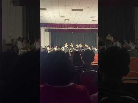 “Let it go” at a school orchestra concert.