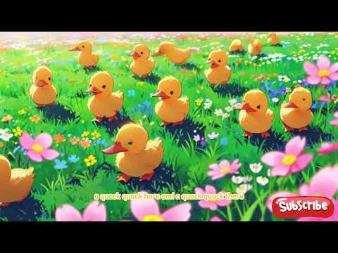 "Quack Quack Duck Song! Sing Along with Emjy and Friends! 🦆🎶