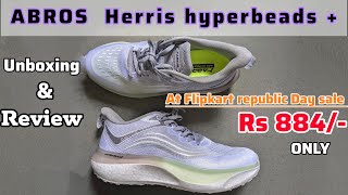 ABROS Herris Hyperfuse Running shoes Unboxing & Review | 3 Pros and Cons