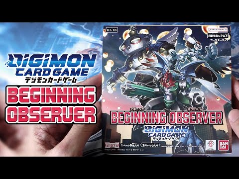 DIGIMON CARD GAME BT16 BEGINNING OBSERVER Booster Box Opening | DNA Power Up!!