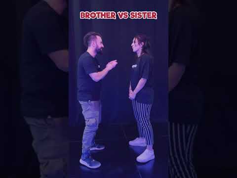 Brother VS Sister Viral TikTok Challenge #Shorts