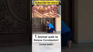 Walk like this for Constipation relief! #yoga #movement #exercise #bowelmovement #health #poop #tips