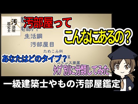 【汚部屋】原因は何？タイプ別に分類して学問風に解説してみた【生物学】