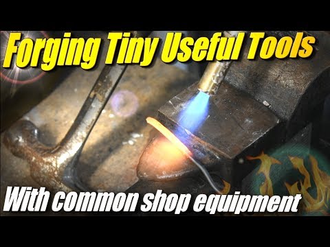 Forging Small, Useful Tools with Simple Tools