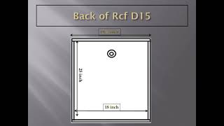 RCF BOX PATTERN D15 Tutorial