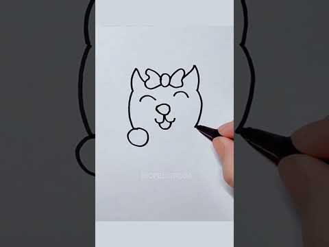 Como dibujar un gatito