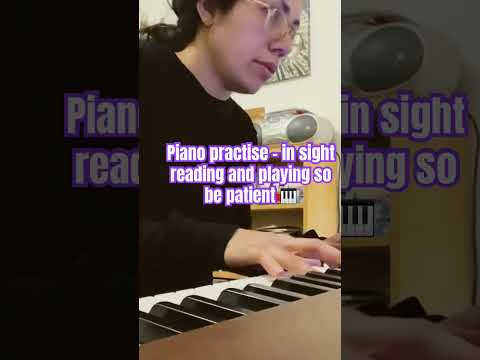 Piano practise - sight reading and playing #pianocover #pianopractise