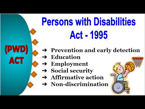 #PWDAct1995 "Persons with Disability Act-1995" #InclusiveEducation #Unit4InclusiveEducation