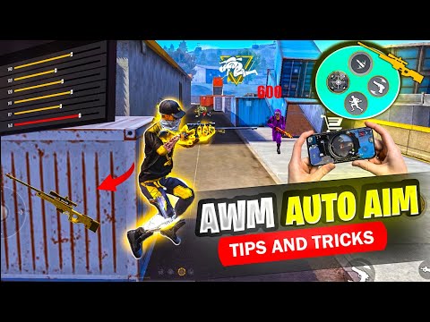 AWM TIPS AND TRICKS FREE FIRE 🔥 FREE FIRE AWM PRO SETTING🎯TOTAL GAMING | B2K FREE FIRE SETTING