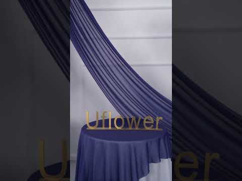 Uflower Blue Wedding Arch Flower Background Decortion SET80047-01 #wedding #artificialflowers