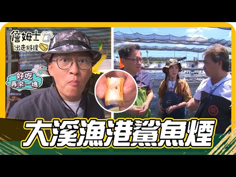 《姆士尋寶去》宜蘭大溪漁港一次多層口感鯊魚煙  柯林湧泉鮮甜鹽烤香魚