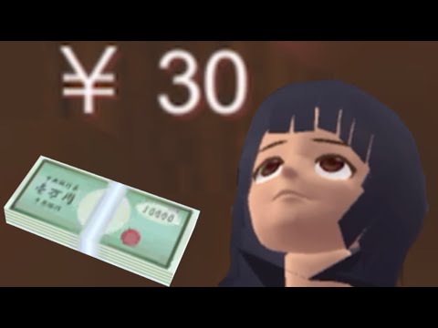 Mio tries to find money in sakura town!