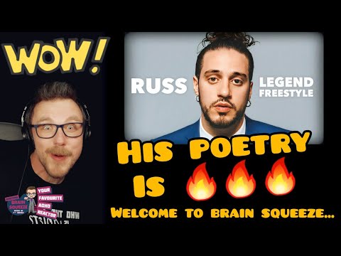 A NEW ARTIST ON BRAIN SQUEEZE...AND WOW! | RUSS - LEGEND FREESTYLE (ADHD REACTION)