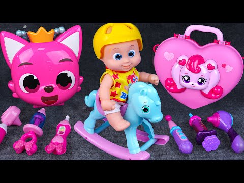 95 Minutes Cute Unicorn Doctor Toys ASMR, Satisfying Unboxing Ambulance Set | Tina Unboxing Toys