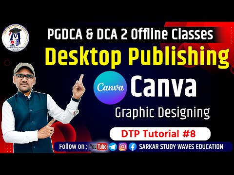 Offline Class- DTP (Desktop Publishing) Photoshop Tutorial- Canva Tutorial