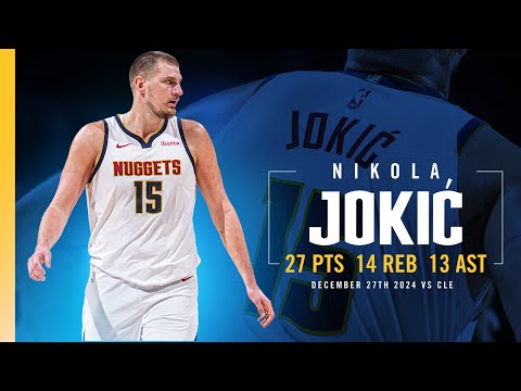 Nikola Jokić Records Triple-Double vs. Cavs 📺 | 12/26/24 Full Game Highlights