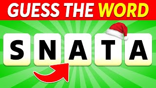 Guess the Christmas Word by Scrambled Letters | Christmas Quiz